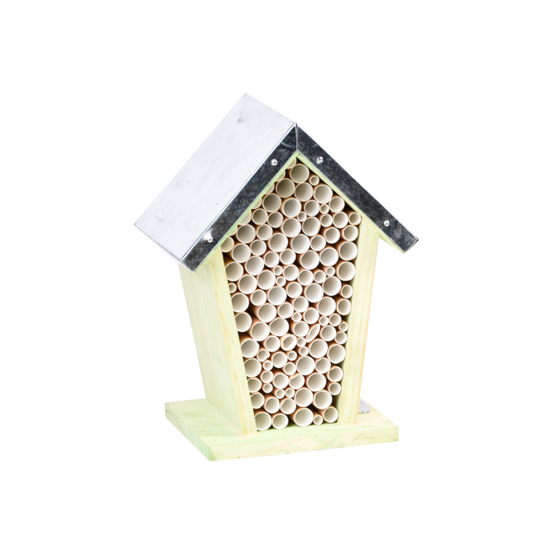 Ac-Deco - Maison à abeilles - L 12 cm x l 15 cm x H 21,8 cm - Nichoir pour oiseaux du ciel