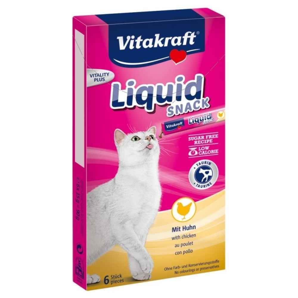 Vitakraft - Friandises Liquid Snack au Poulet Chats - Vitakraft - 90g - Friandise pour chat