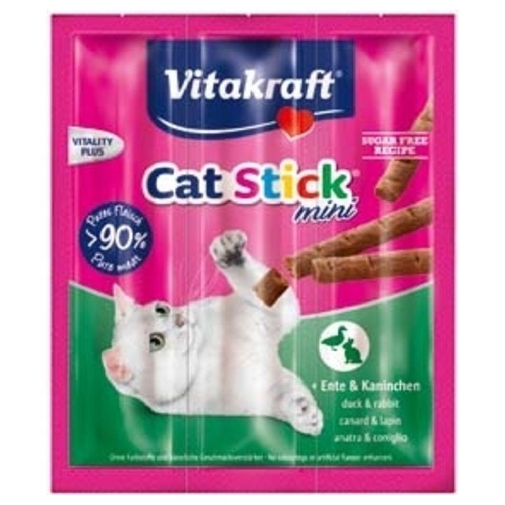 Vitakraft - Cat Stick Mini Canard/Lapin x3 - Vitakraft - Friandise pour chat