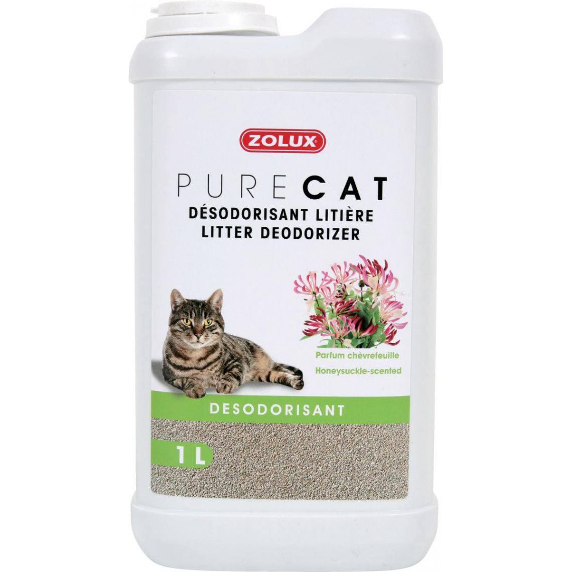 Zolux - Désodorisant litière 1 litre Chèvrefeuille - Litière pour chat