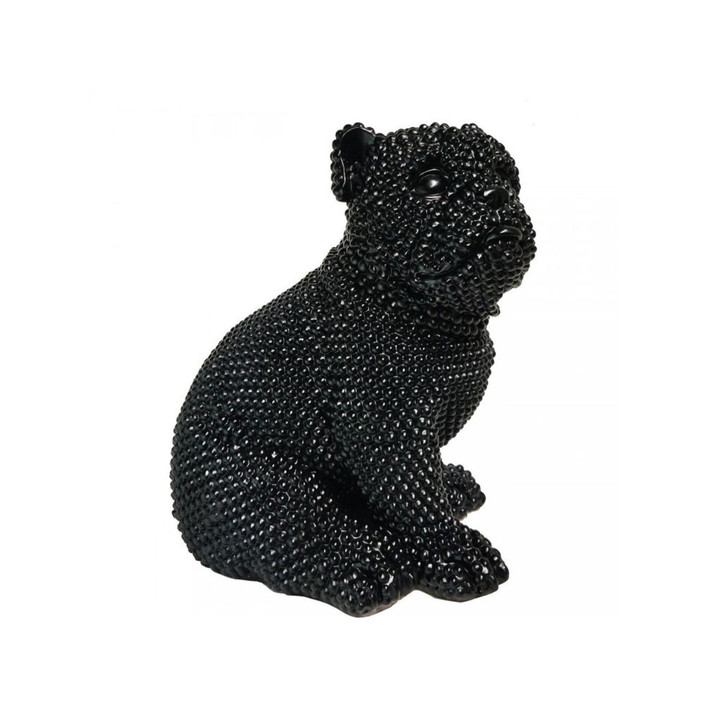 Bobochic - BOBOCHIC Statue RIXI chien noir - Petite déco d'exterieur