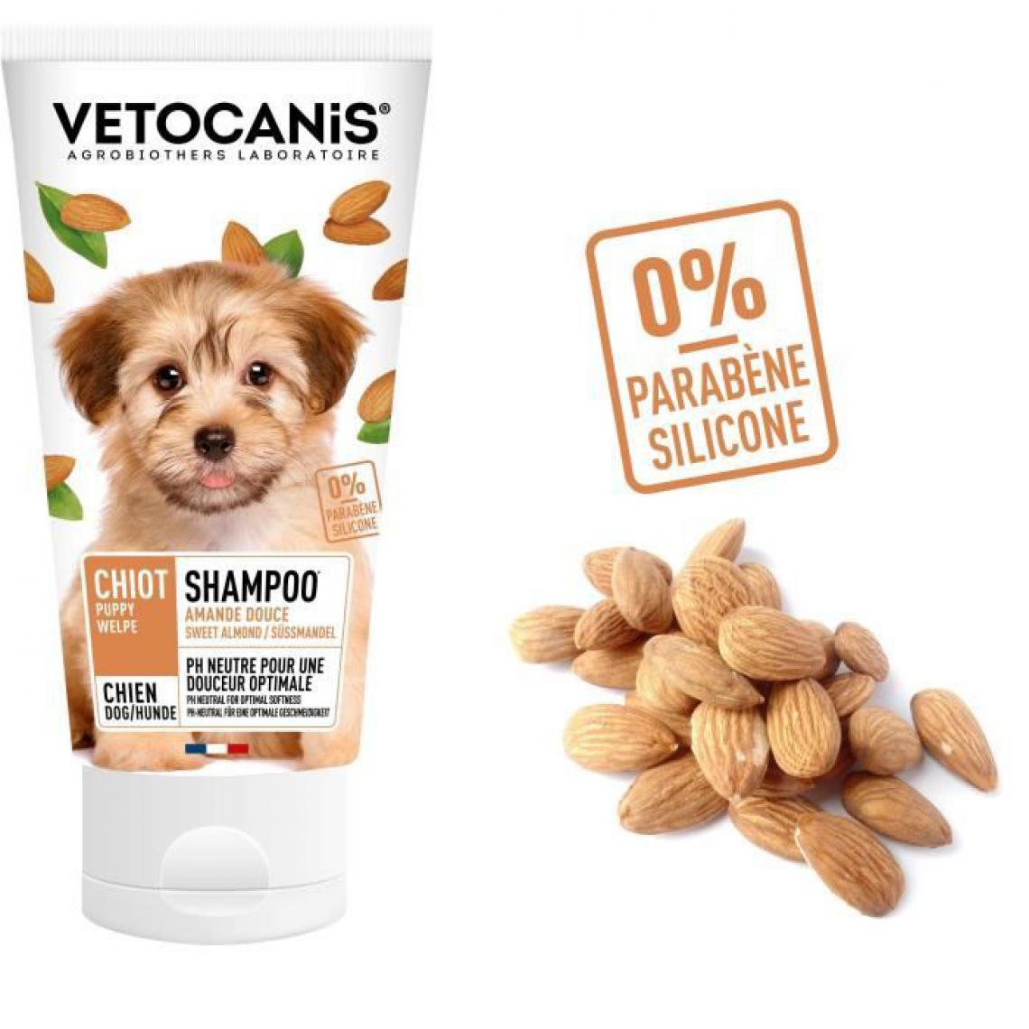 Vetocanis - VETOCANIS Shampoing - 300 ml - 0% Parabene 0% Silicone - Pour chiot - Soin et hygiène rongeur