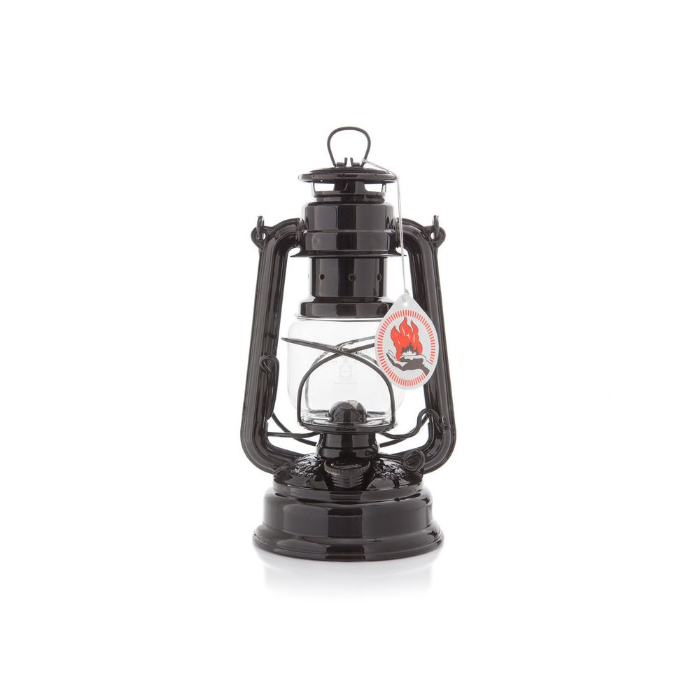 Feuerhand - Lampe à pétrole en acier galvanisé hauteur 25.5cm Baby Special 276 - Noir - Lampadaire