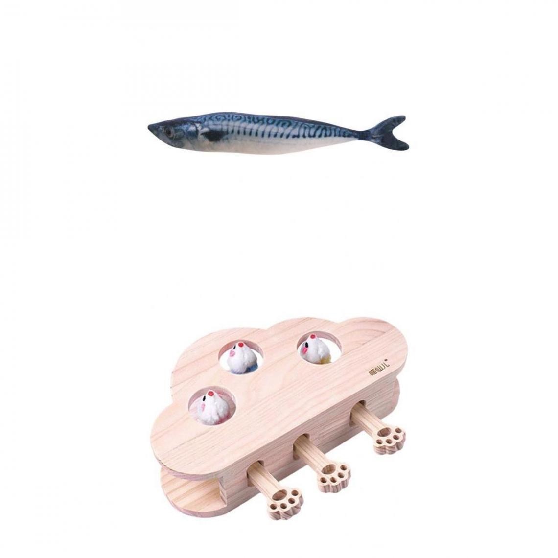 marque generique - jouet poisson chat carpe saumon Maquereau - Jouet pour chien