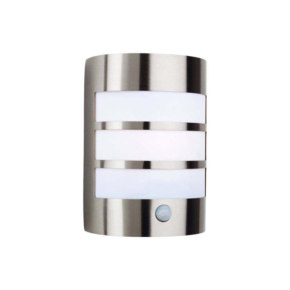 Firstlight - Applique Wall Lights avec détecteur, acier inoxydable - Applique, hublot