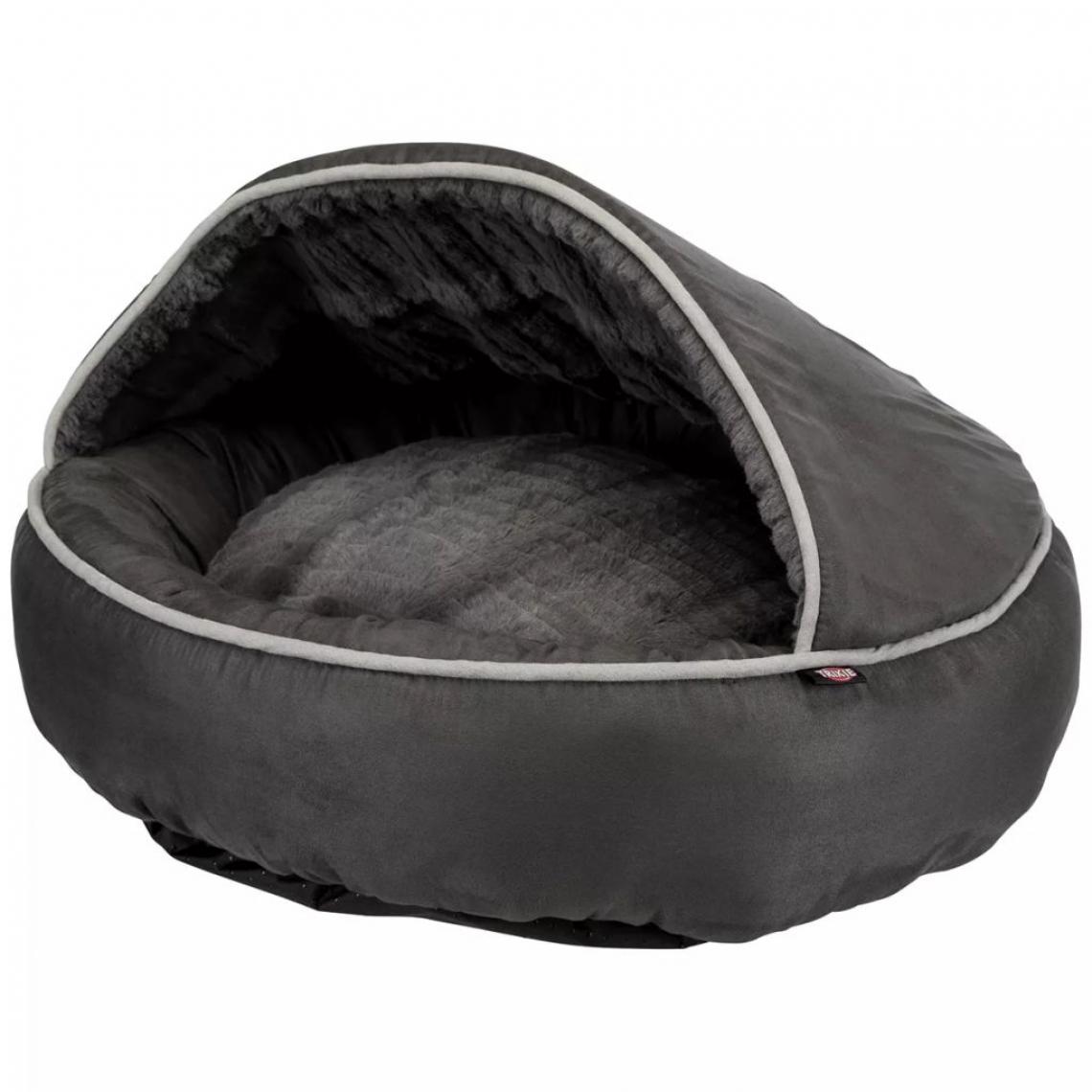 Trixie - TRIXIE Grotte pour chats Timber Anthracite 55 cm 37526 - Coussin pour chat