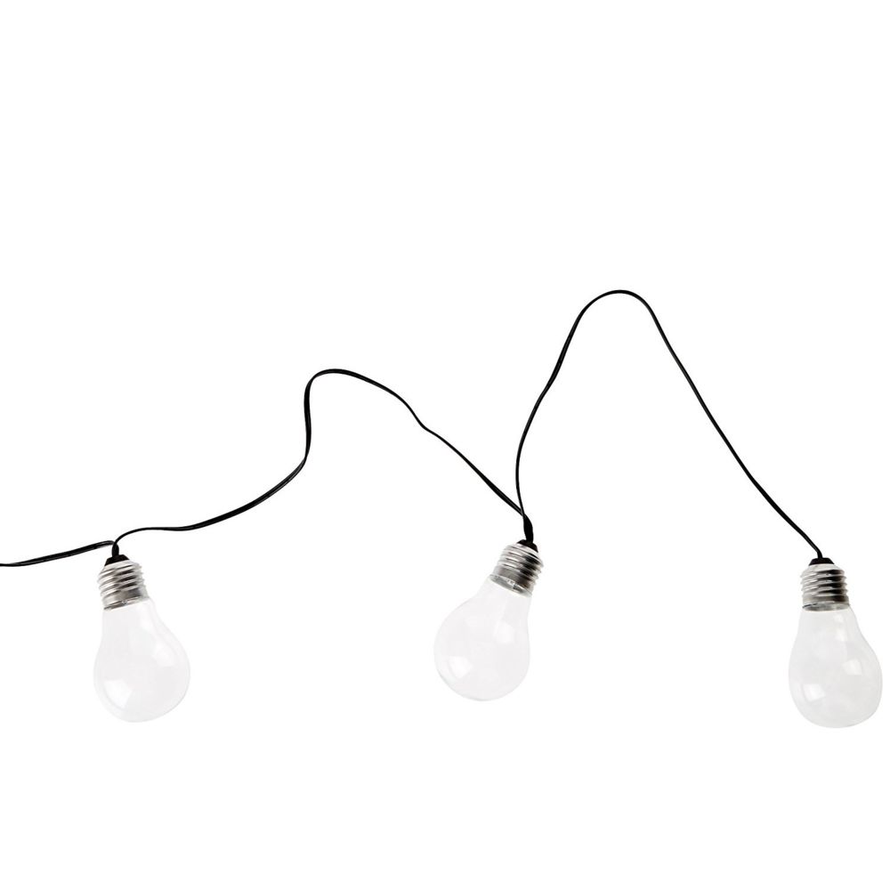 Lumisky - Guirlande lumineuse blanc froid sur secteur FANTASY à LED 10 ampoules - Spot, projecteur