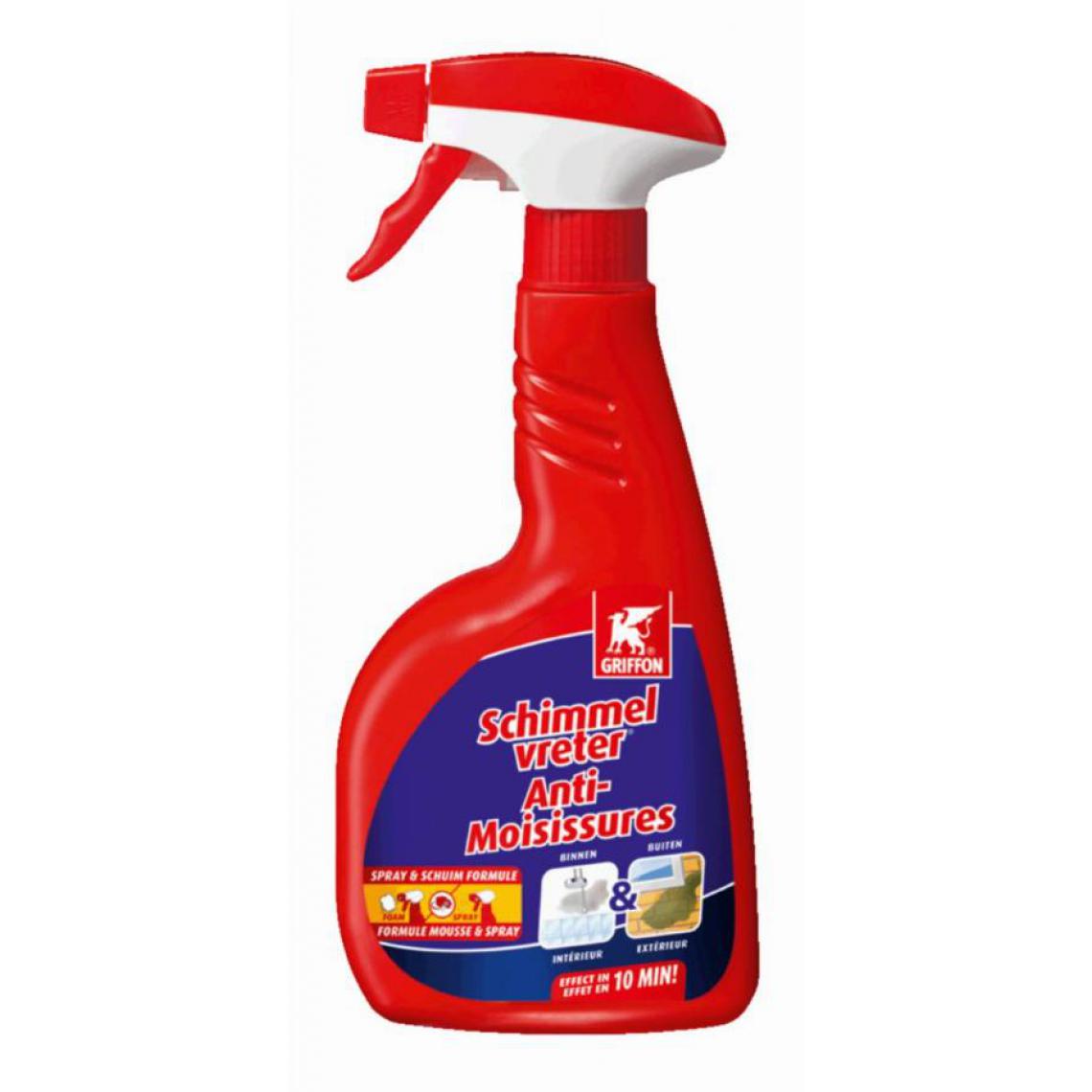 Griffon - Spray moussant anti-moisissures GRIFFON pulvérisateur 750 ml - 6309645 - Matériel de pose, produits d'entretien
