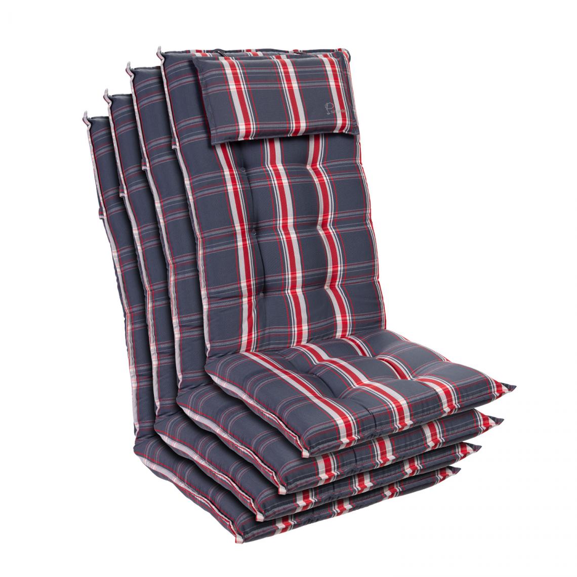 Blumfeldt - Sylt coussin de fauteuil appuie-tête pour dossier haut Polyester 50x120x9cm - Coussins, galettes de jardin