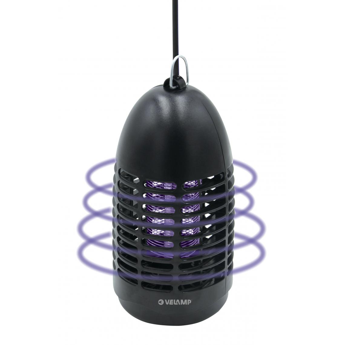 Velamp - BLACK ZAP: Moustiquaire électrique, avec ampoule UV, 7W. Noir - Accessoires chien de chasse