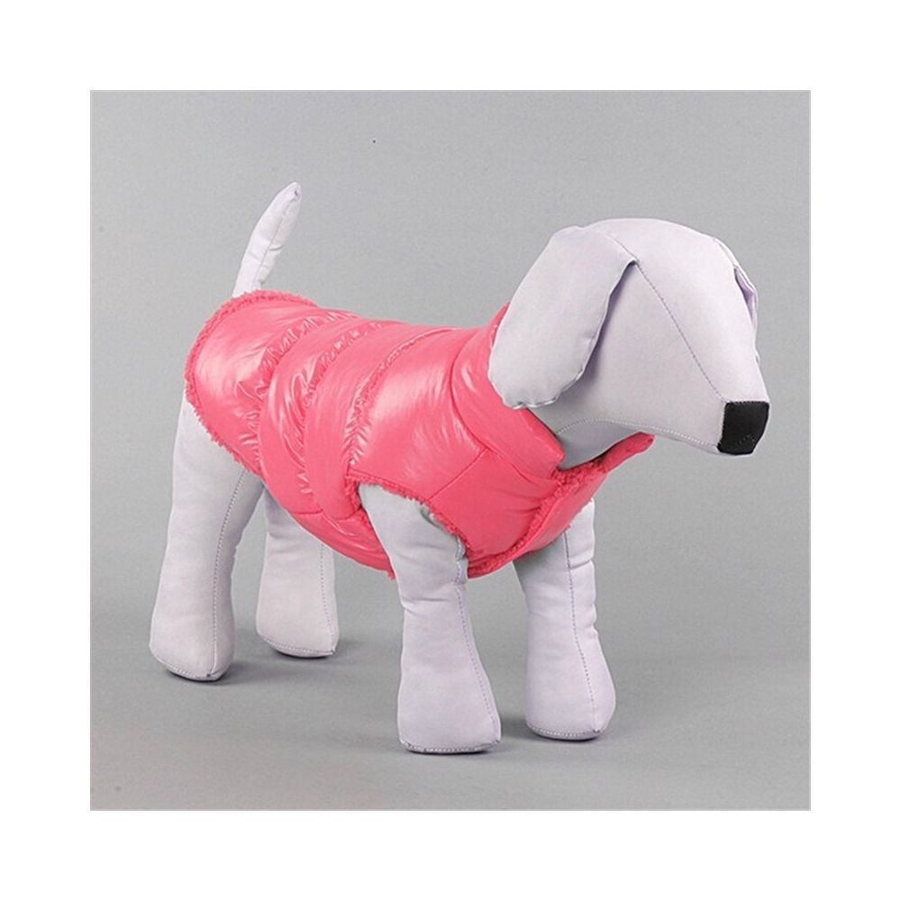 Wewoo - Manteau chiot rembourré chaud vestes vêtements pour chiens de d'hivertaille l rose - Vêtement pour chien