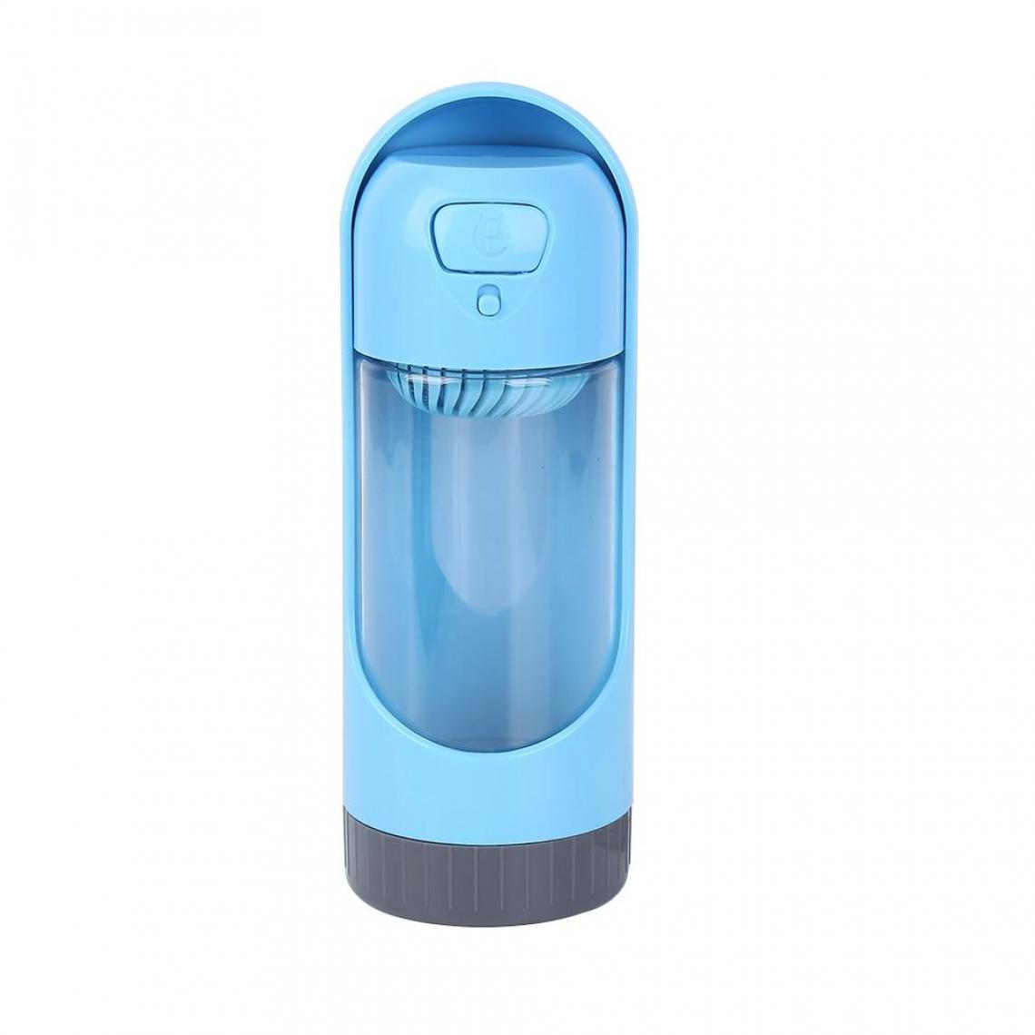Justgreenbox - Bouteille d'eau portable pour chien, distributeur d'eau d'alimentation, Bleu - Gamelle pour chien