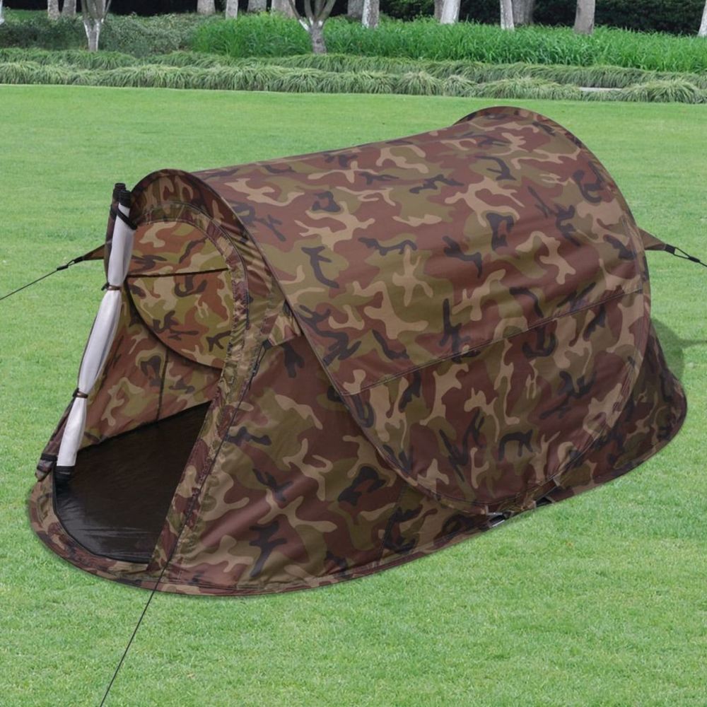 Vidaxl - vidaXL Tente pour 2 personnes Camouflage - Pergolas et Tonnelles