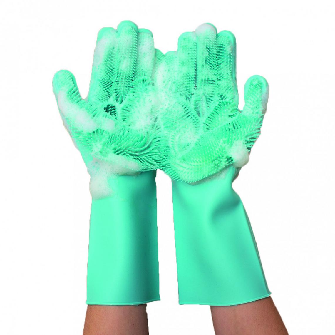 Venteo - Pet Silicone Glove - Gant silicone protecteur, nettoie vos animaux tout en les brossant - Hygiène et soin pour chat