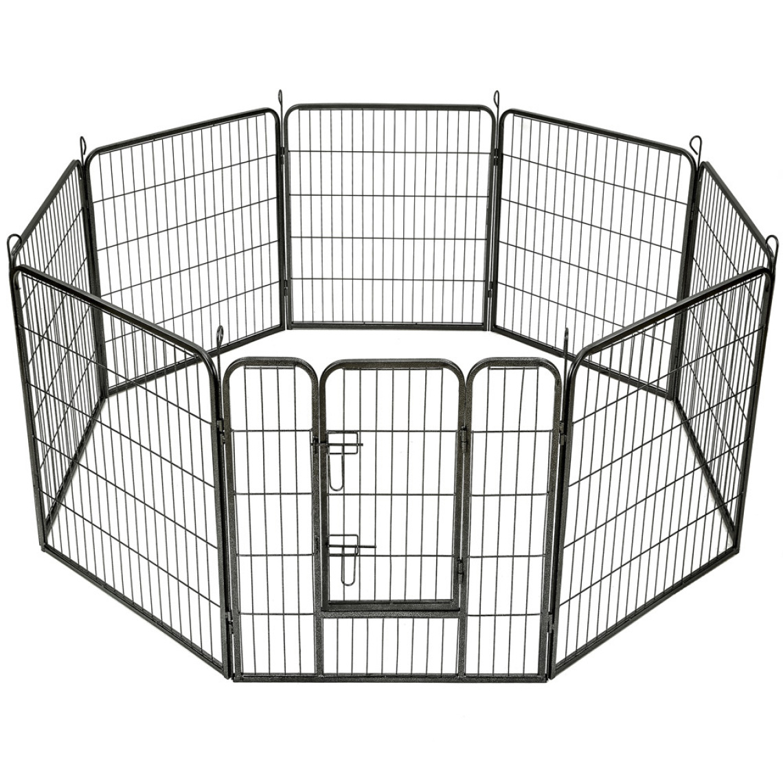 Tectake - Enclos pour chien modulable - 80 cm - Clôture pour chien