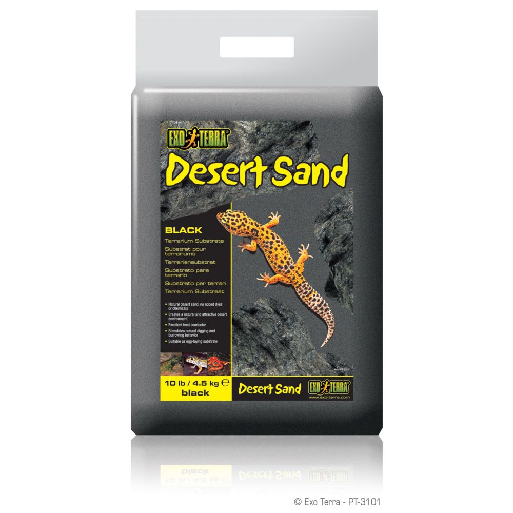 Exoterra - Sable Desert Noir 4,5Kg - Hygiène et soin du reptile