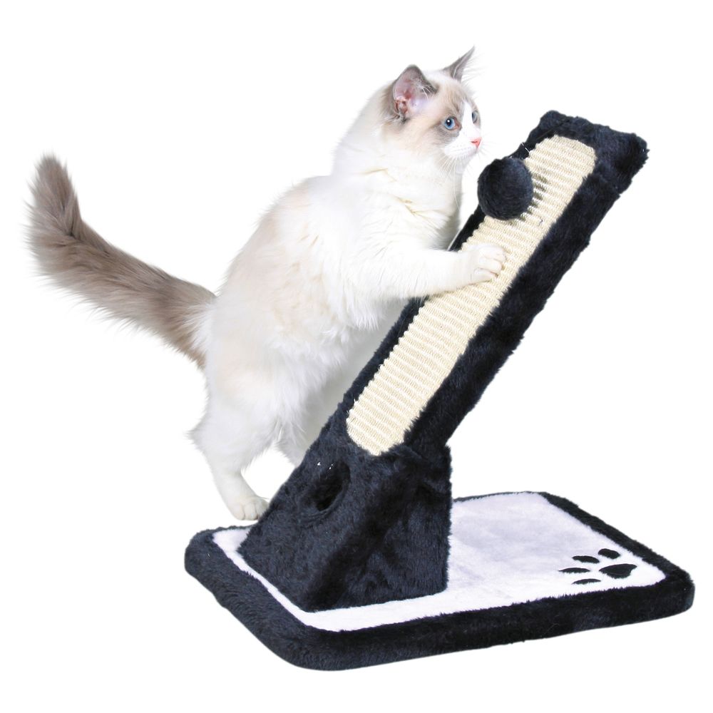 Trixie - Griffoir Oblique sur Pied pour Chat - Trixie - Noir - Arbre à chat