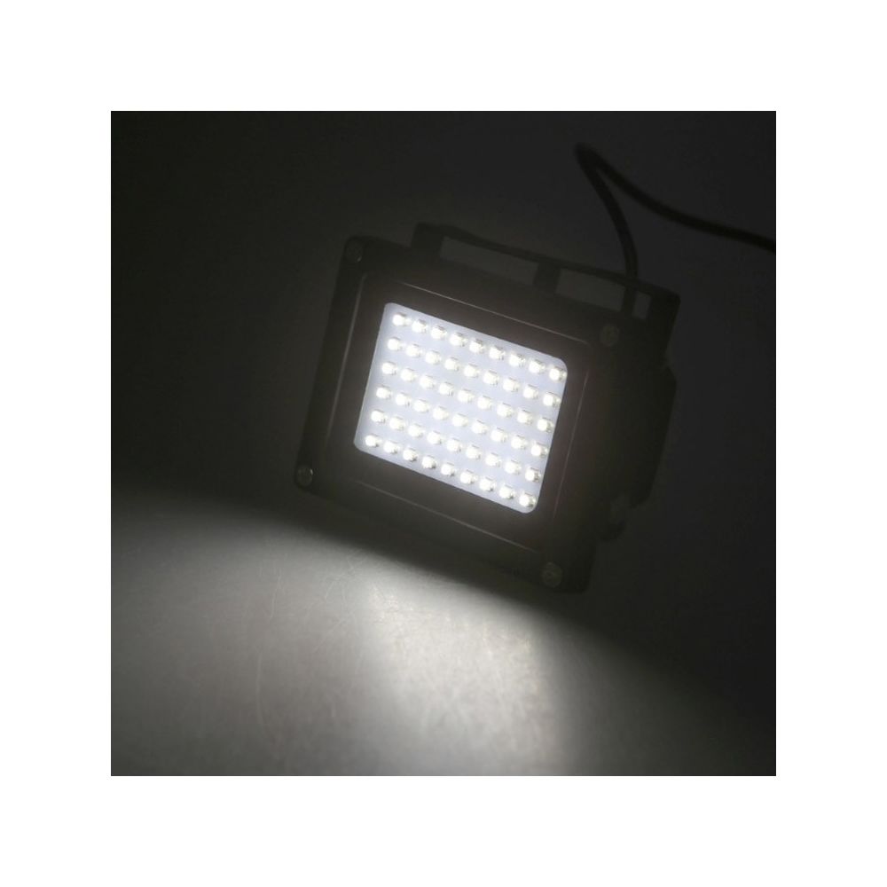 Wewoo - L-400C 54 LEDs Angle de lumière réglable Lampe de chemin d'accès de jardin étanche LED de route à énergie solaire blanche - Eclairage solaire