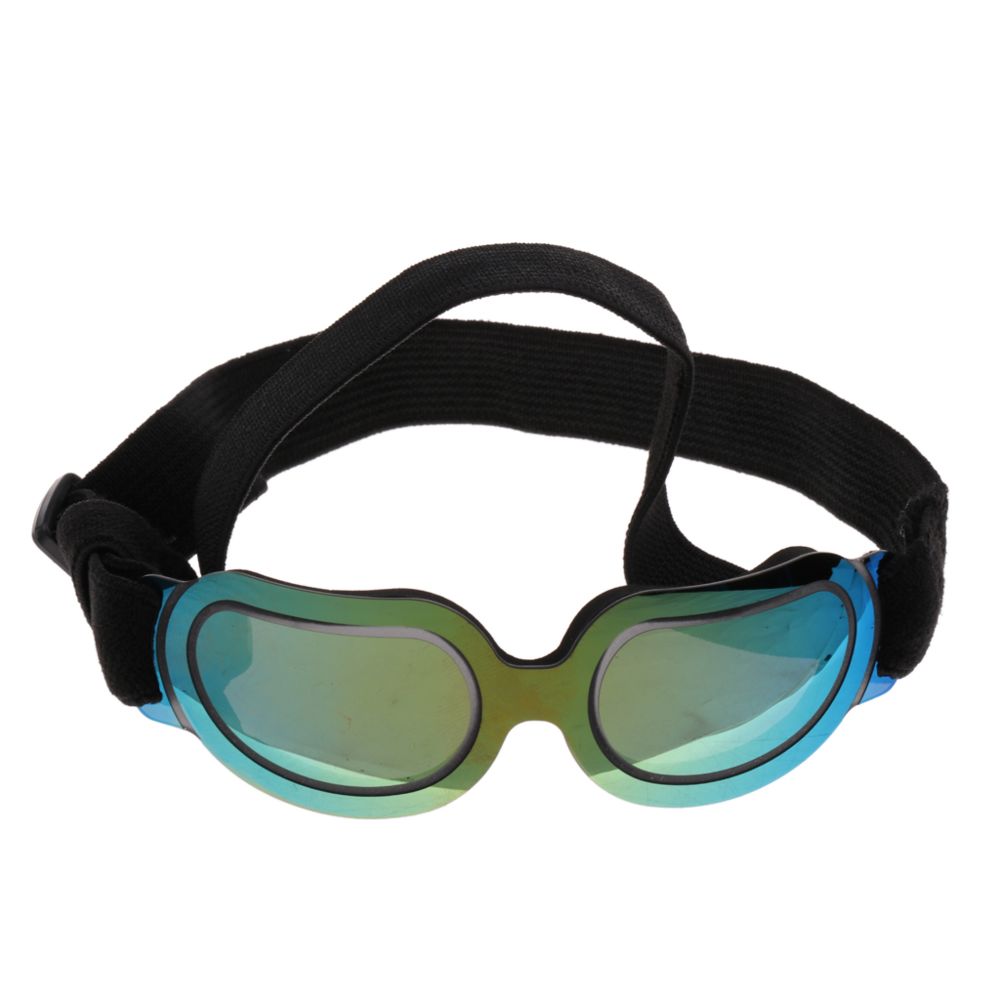 marque generique - lunettes anti-vent réglable chien protection des yeux pour animaux de compagnie uv lunettes de soleil colorées - Vêtement pour chien