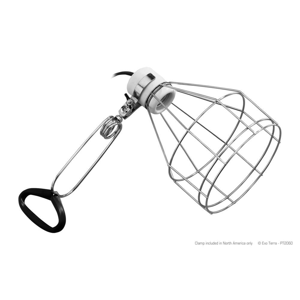 Exoterra - Wire Light : Lampe avec corbeille de protection - Accessoires de terrarium