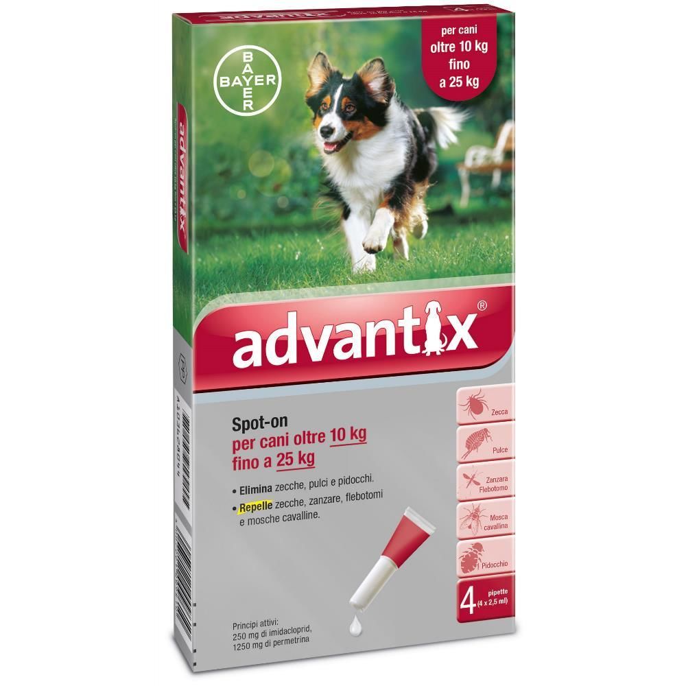 BAYER - Bayer Advantix antiparasitaire anti-puce Spot On pour les chiens 10-25 kg - Anti-parasitaire pour chien