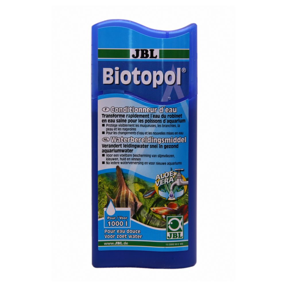 JBL - Condtionneur d'Eau Biotopol pour Poisson d'Aquarium - JBL - 250ml - Traitement de l'eau pour aquarium