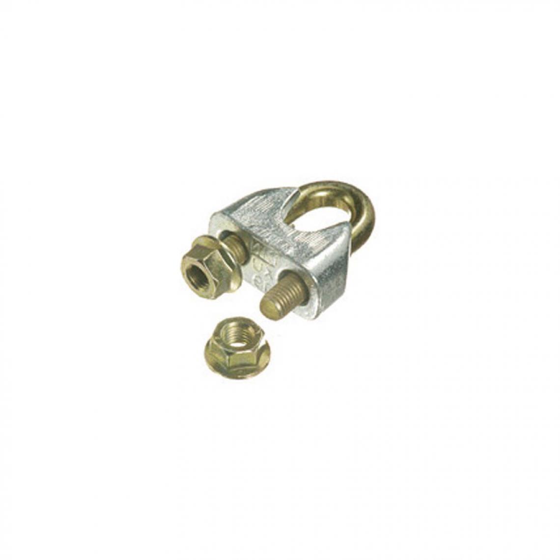 marque generique - Clips a cable Galv. DIN 1142 10 mm - 3/8" (Par 50) - Clôture grillagée