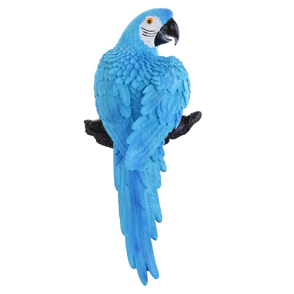 marque generique - réaliste animal perroquet figure pour la maison jardin statues pelouse décoration bleu - Petite déco d'exterieur