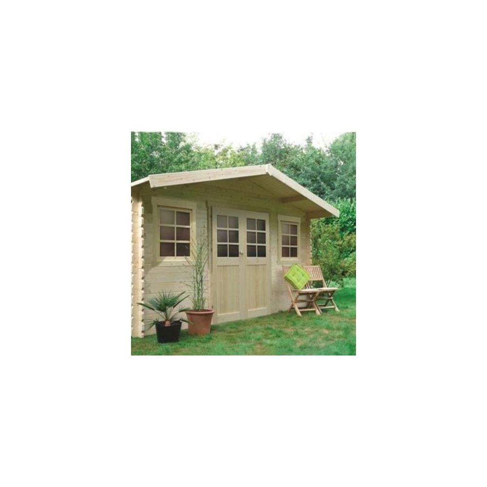 Solid - DOLE 10m², Toiture Toit standard (roofing) - Abris de jardin en bois