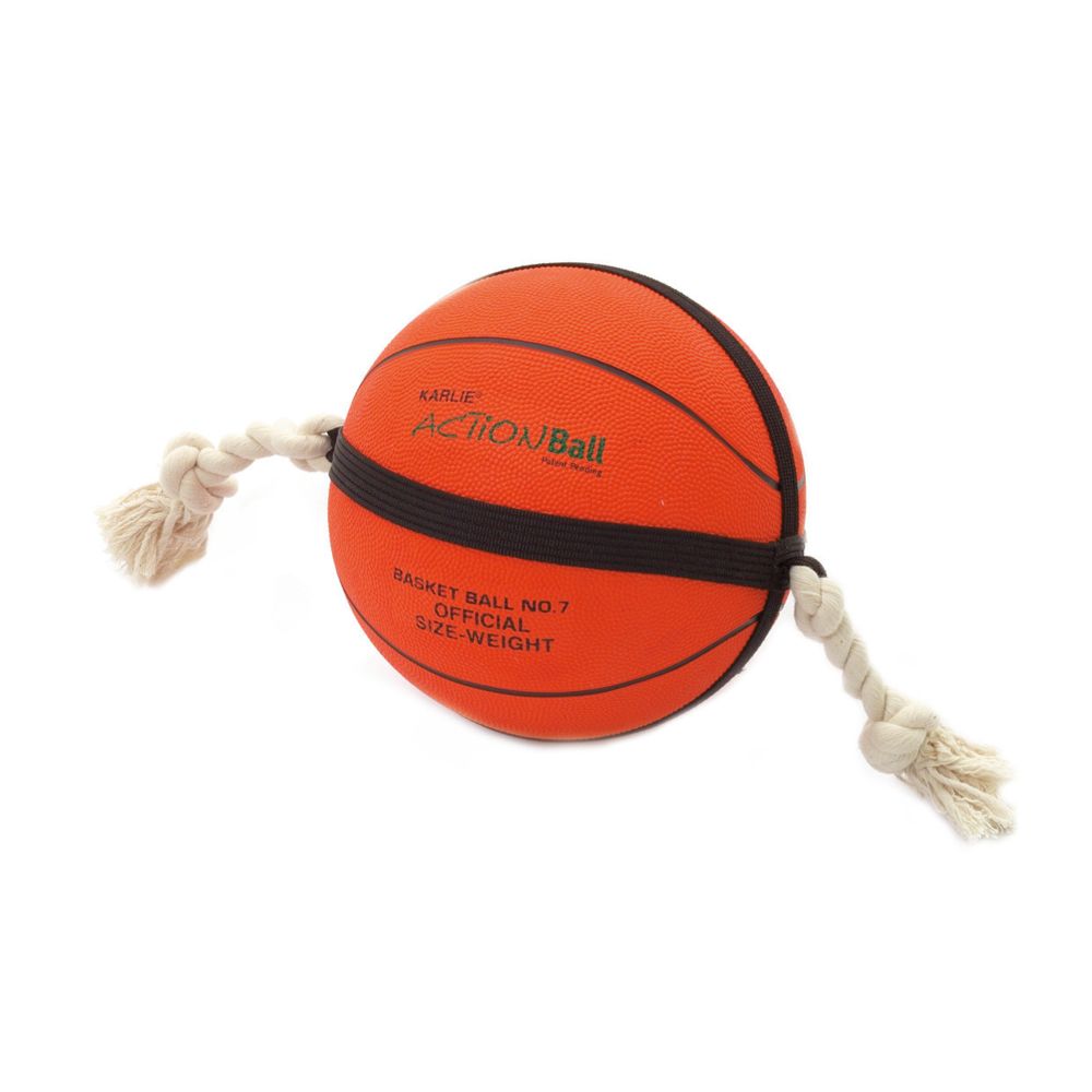 Flamingo - Jouet pour chien ActionBall Basketball Orange 24 cm - Jouet pour chien