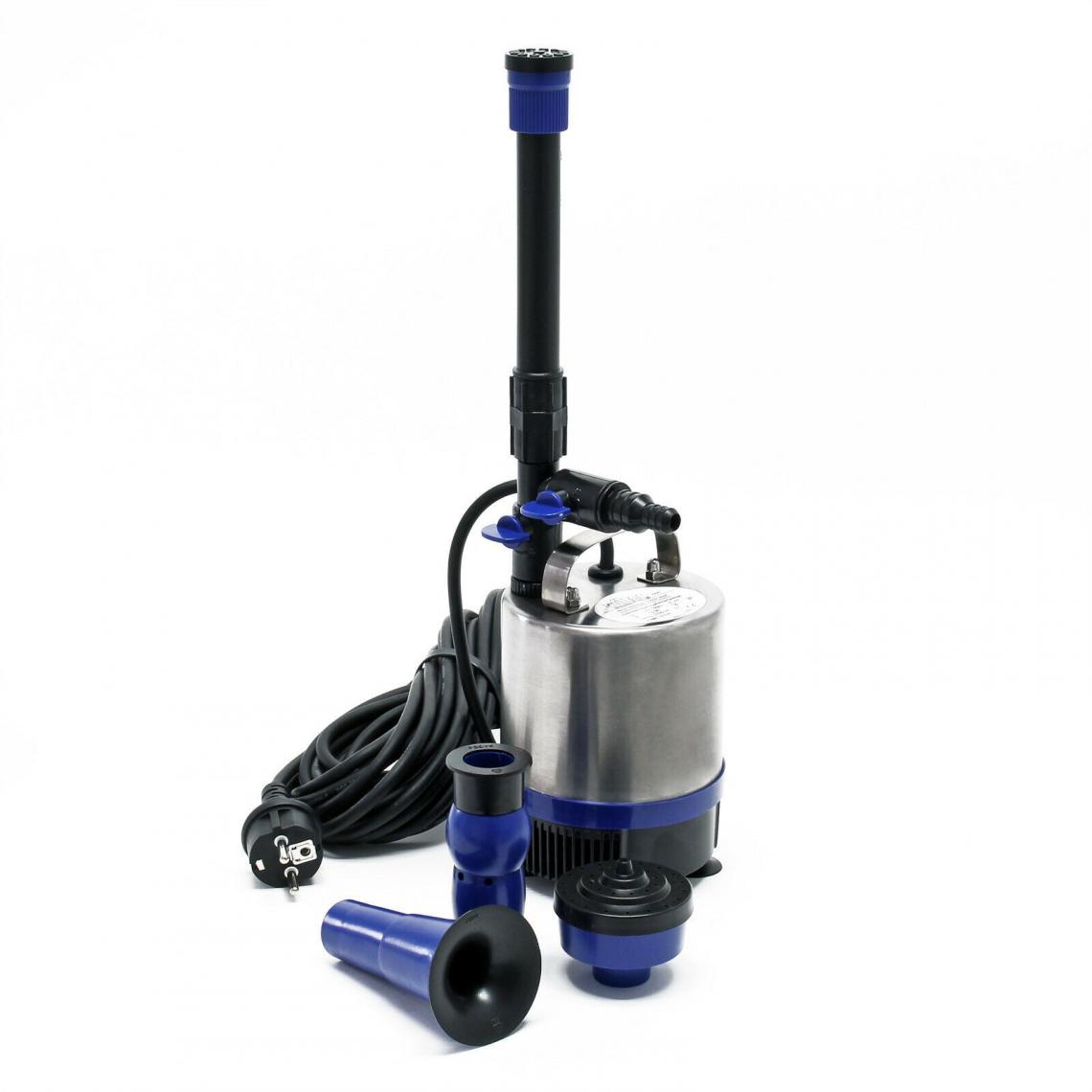 Helloshop26 - Pompe fontaine en acier inoxydable 50 watts 1750 litres par heure avec 3 accessoires 16_0002898 - Bassin poissons