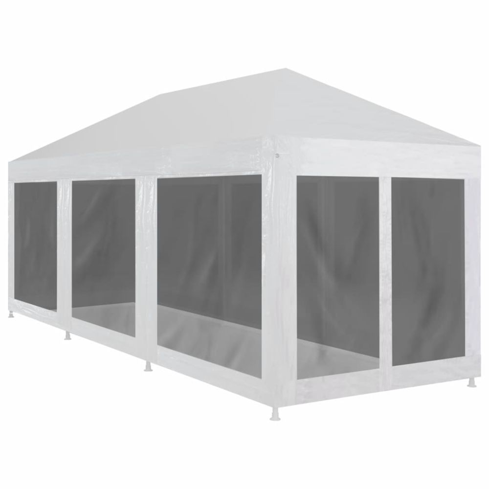 Vidaxl - vidaXL Tente de réception avec 8 parois en maille 9 x 3 m - Pergolas et Tonnelles
