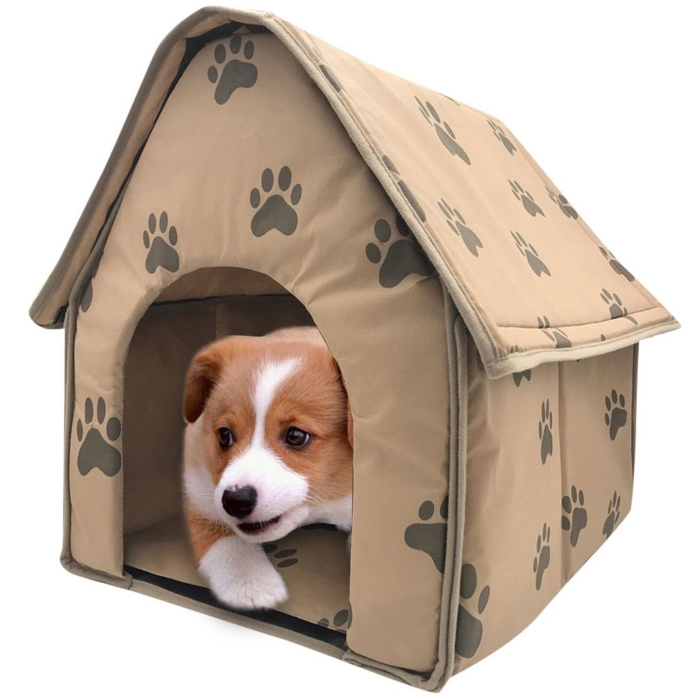 Wewoo - Panier pour chien ou Chat Coussin Lit d'intérieur portatif d'animal familier de Trave de tente de petite maison de de 2 PCS - Corbeille pour chien