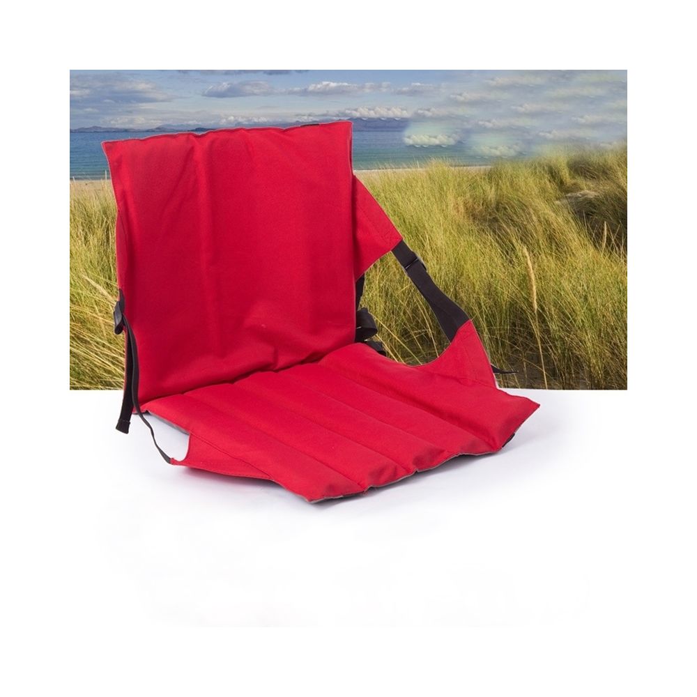 Wewoo - Coussin pliant de siège extérieur rouge avec le dossier, taille: 78 * 40 * 2cm - Coussins, galettes de jardin