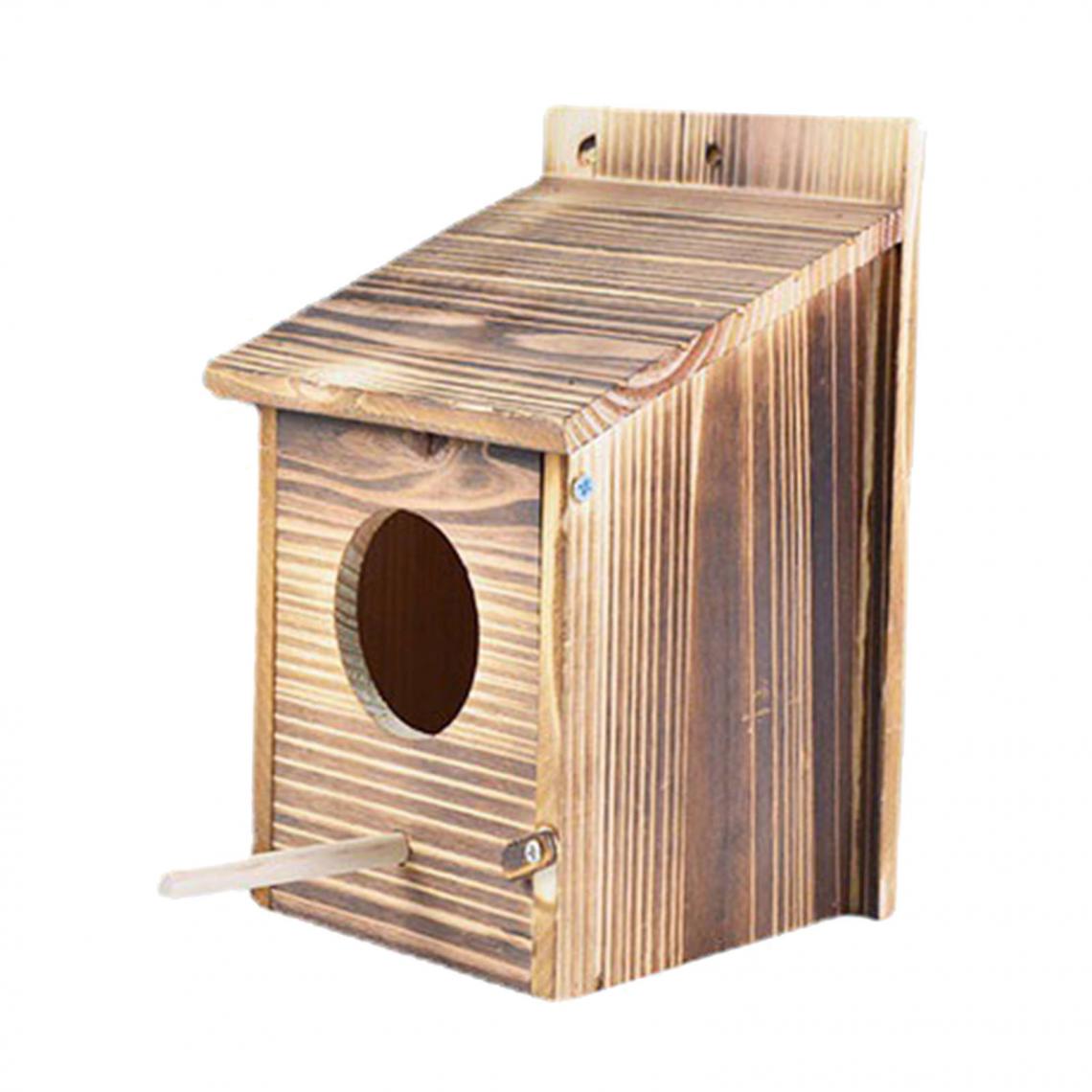 marque generique - boîte en bois maison d' maisons à l'extérieur - Nichoir pour oiseaux du ciel