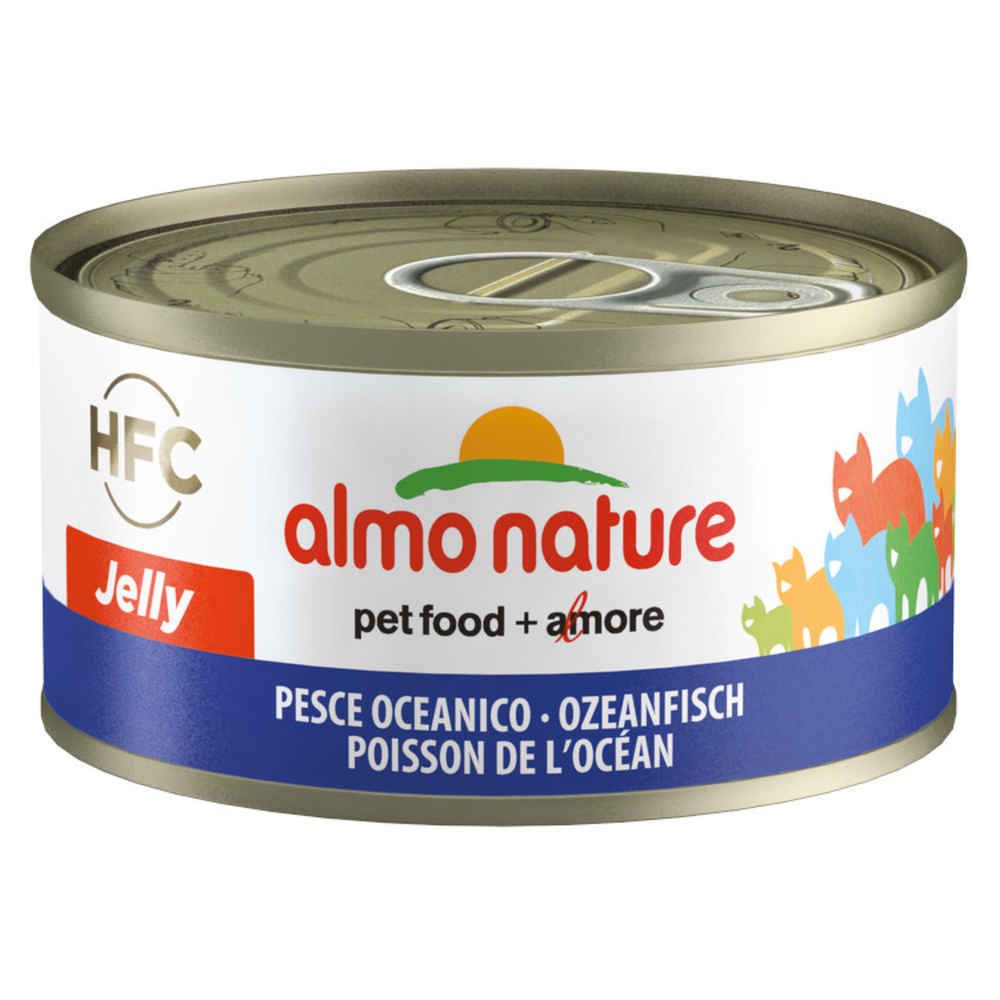 Almo Nature - Pâtée en Boîte HFC Jelly Poisson de l'Océan pour Chat - Almo Nature - 70g - Alimentation humide pour chat