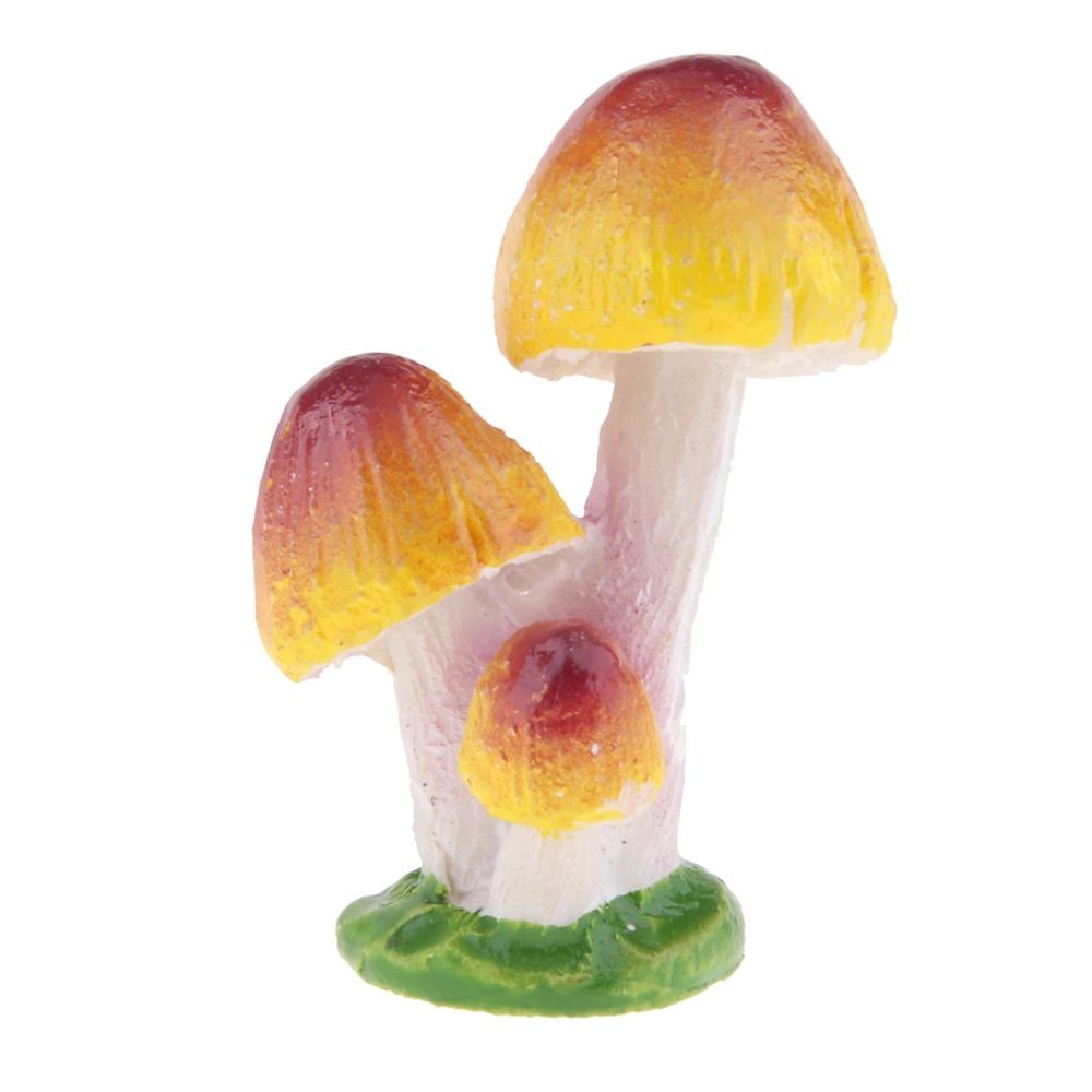 marque generique - Figurine Miniature De Champignon Micro Paysage Paysage Art Décor Violet - Petite déco d'exterieur