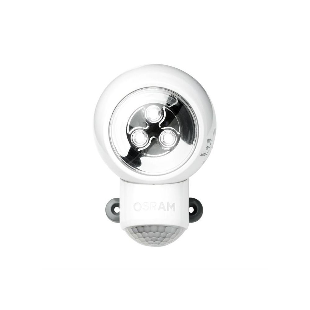 Osram - SPYLUX-Spot d'extérieur LED avec Détecteur à piles Ø6,8cm Blanc Osram - Lampadaire