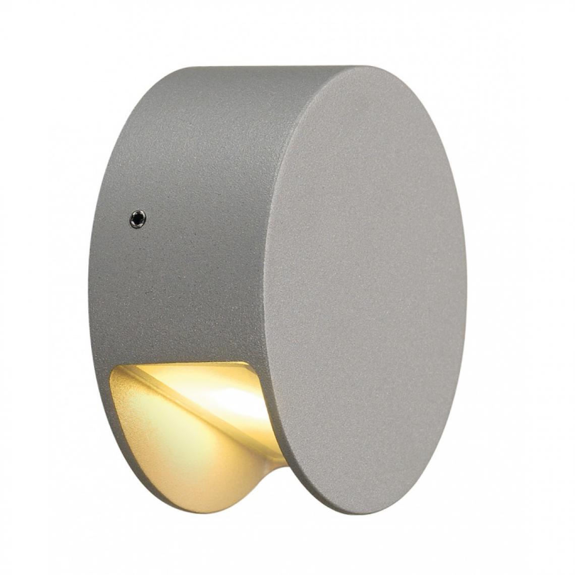 Slv - PEMA LED applique, gris argent, 4,2W, 3000K - Applique, hublot