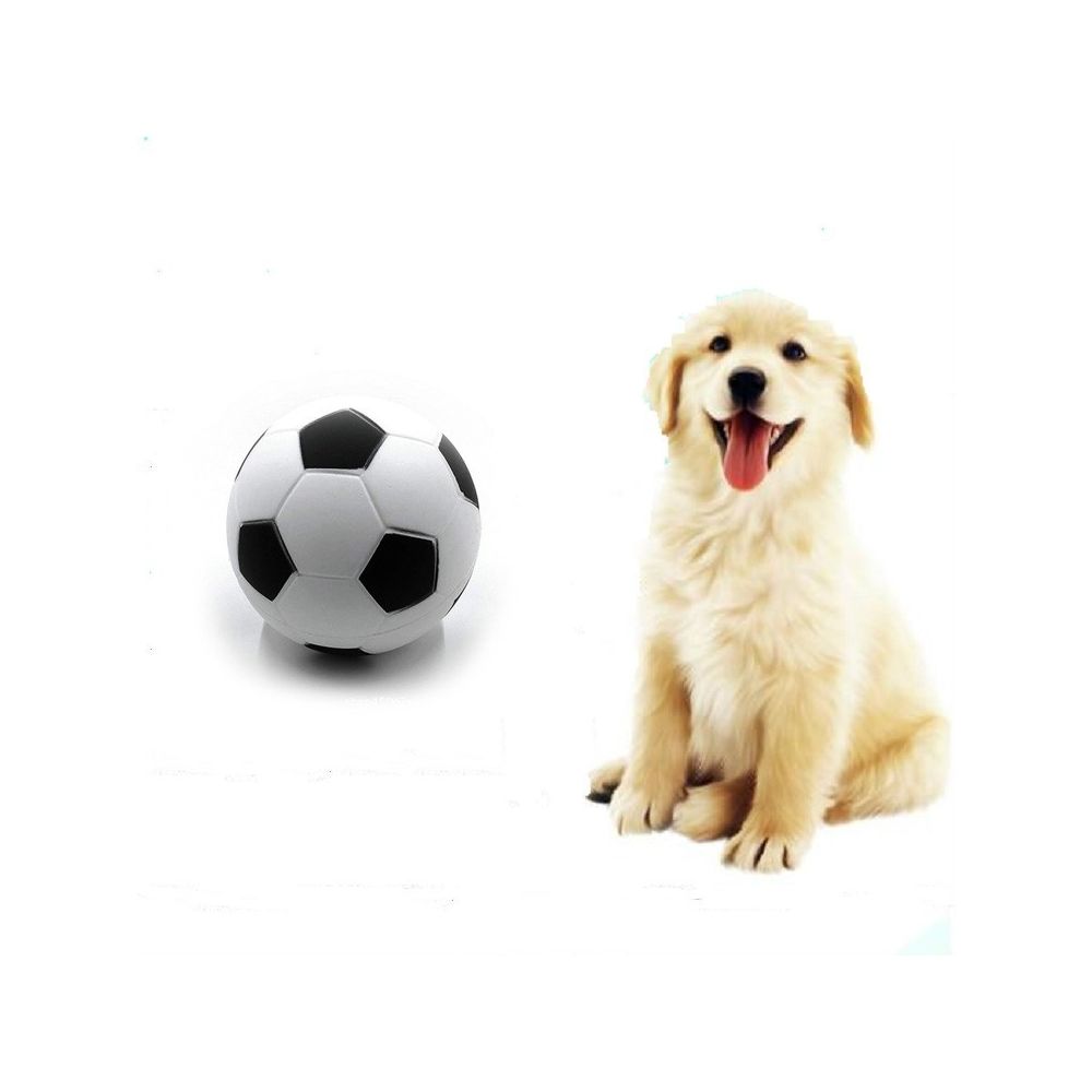 Wewoo - Jouet pour Chien de compagnie de de football de silicone de 8.5cm sonnant des jouets - Jouet pour chien