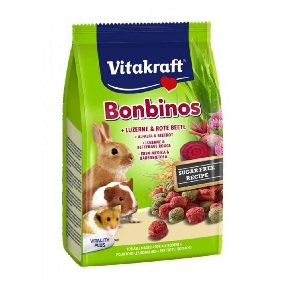Vitakraft - Friandises Bonbinos à la Betterave et Luzerne pour Lapins et Rongeurs - Vitakraft - 40g - Alimentation rongeur