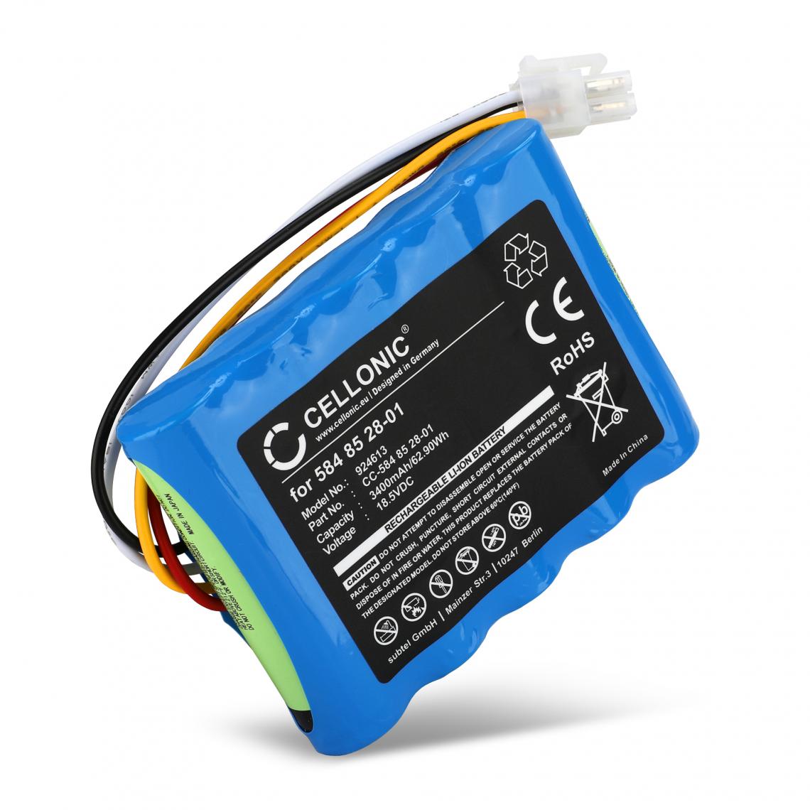 CELLONIC - CELLONIC® Batterie 18.5V, 3400mAh, Li ION Compatible avec Gardena Sileno - Batterie de rechange pour outil portatif - Tondeuses électriques