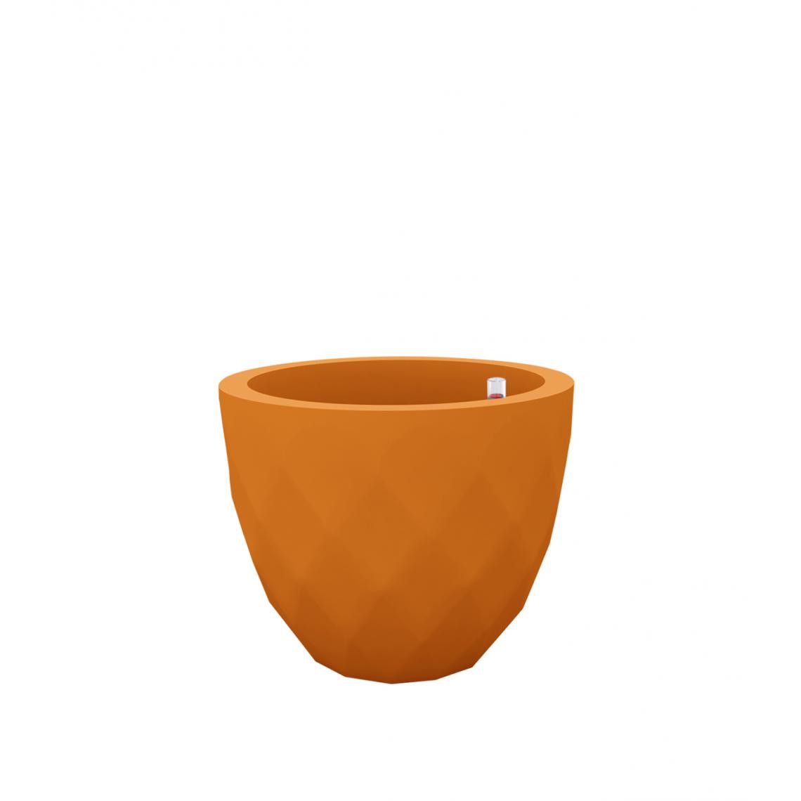 Vondom - Pot de fleurs VASES - grand modèle - Système d'arrosage - orange - Ø 55 x 45 cm - Poterie, bac à fleurs