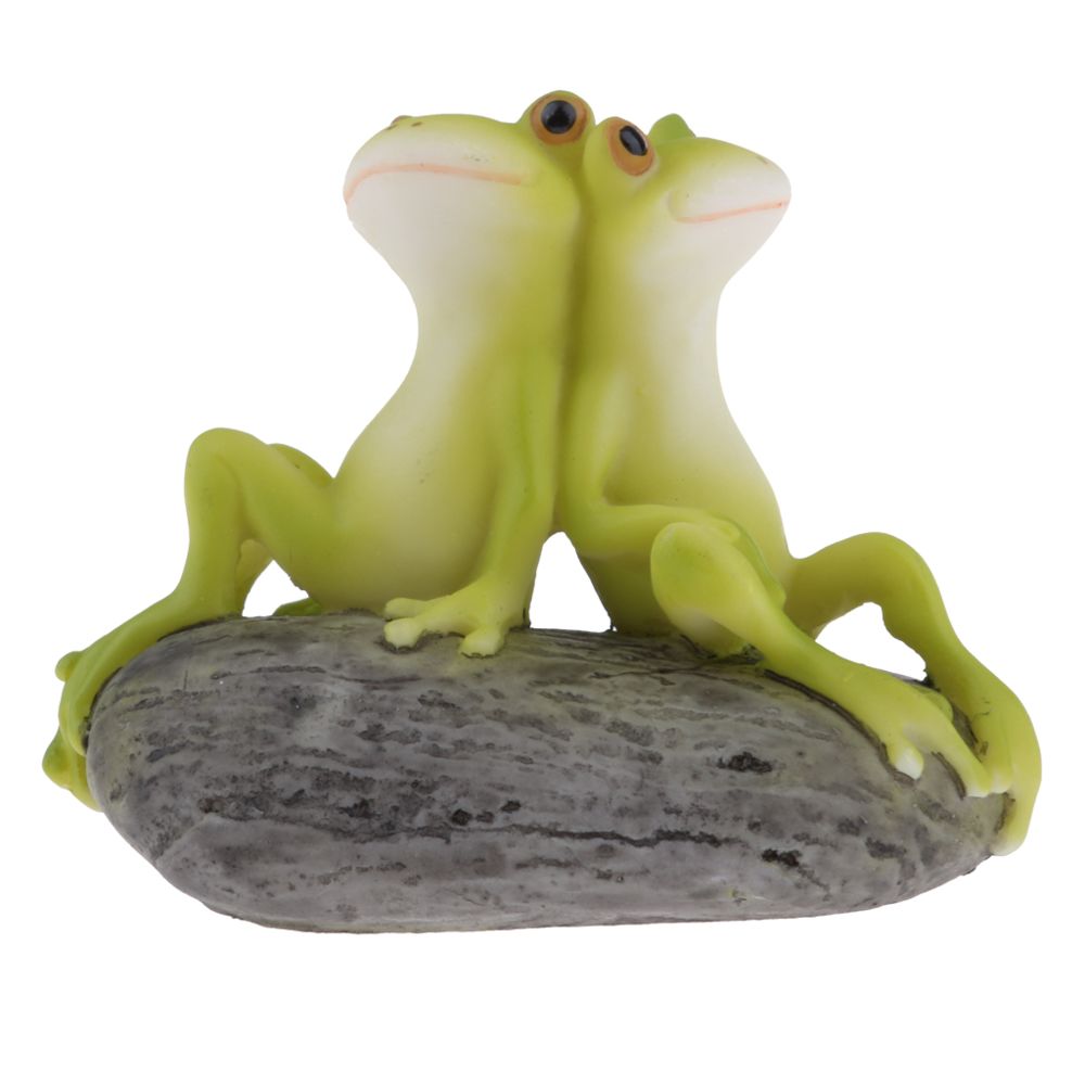 marque generique - mini grenouille figurine sculpture statues pour la maison décor de jardin grenouille assise - Petite déco d'exterieur