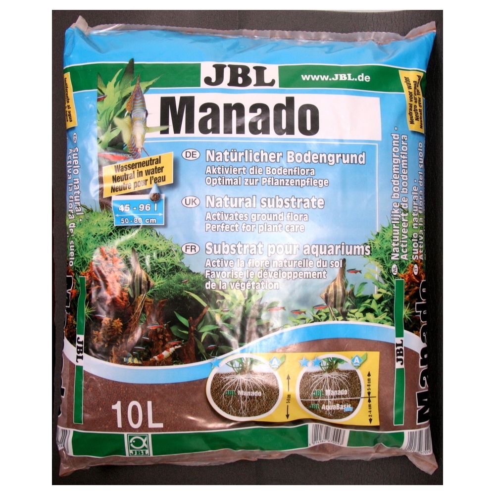 JBL - Substrat Sol Naturel Manado pour Aquarium - JBL - 10L - Décoration aquarium