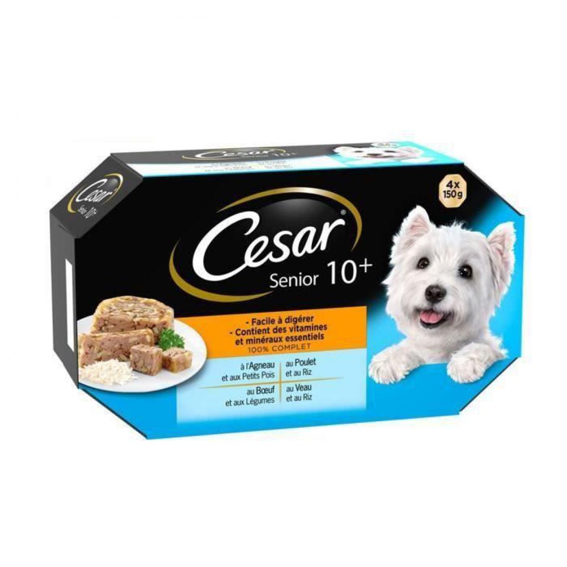 Cesar - Barquettes en gelée 4 x 150 g (x6) - Alimentation humide pour chien