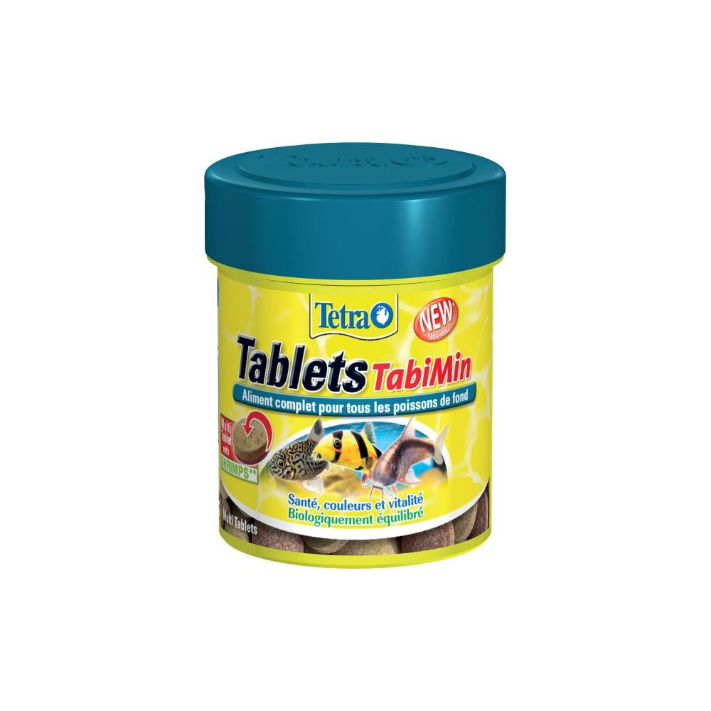 Divers Marques - Tetra tabimin tablettes 66ml - Alimentation pour poisson