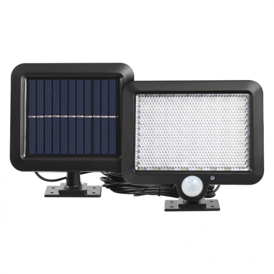 marque generique - Appliques Murales Solaires De Porte LED PIR Motion Sensor Outdoor 56 LED Avec Télécommande - Eclairage solaire