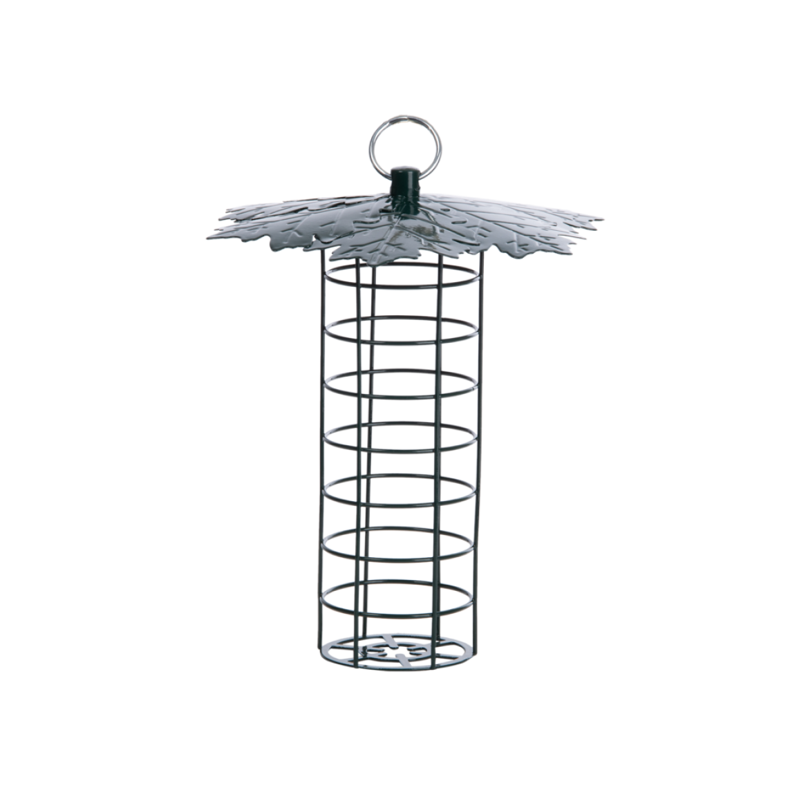 Ac-Deco - Distributeur de boules de graisse avec auvent - D 18,5 cm x H 22,5 cm - Nichoir pour oiseaux du ciel