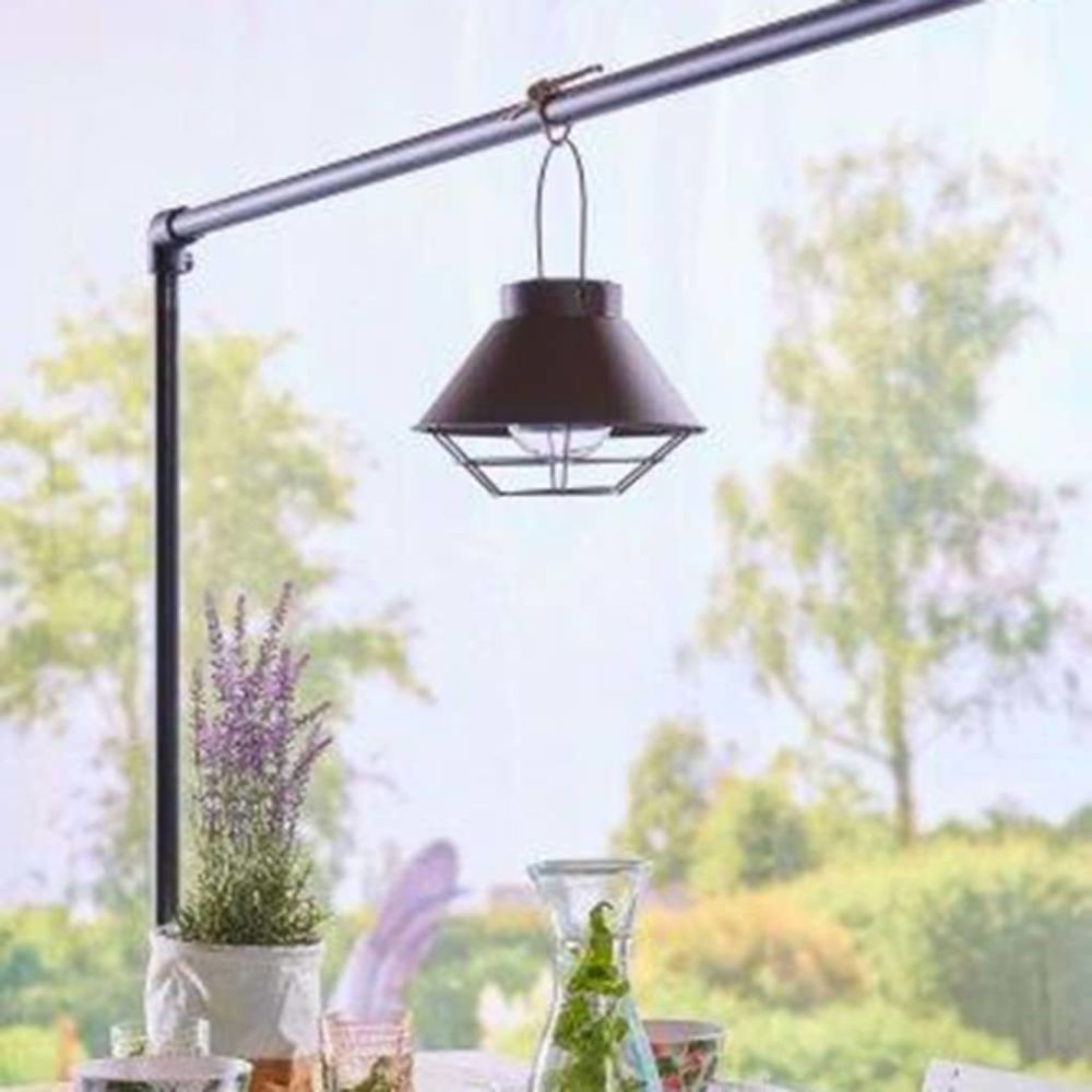 Luxform - Luxform Lampe Solaire LED de Jardin Detroit Lumière Eclairage Extérieur Patio - Lampadaire